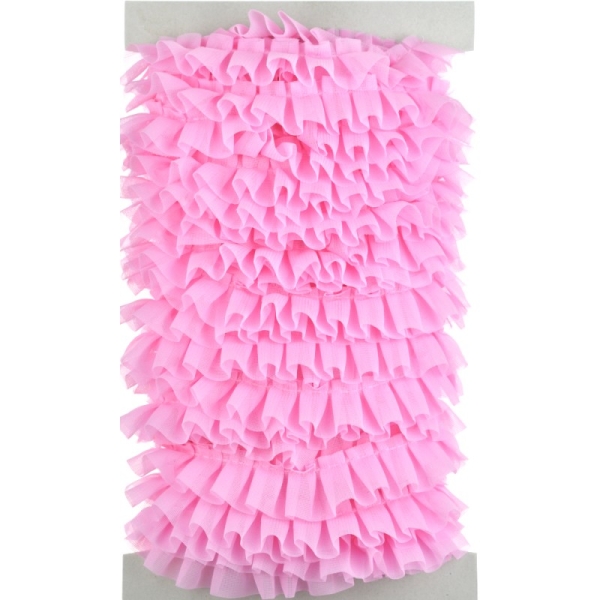 Tüllrüsche rosa